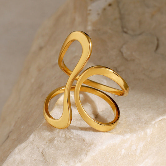 Amanda - Infinity Twist Ring — made with care and attention to detail. | Zilocom Offizielle Kollektion