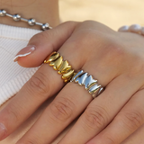 Cecilia - Sculpted Herz Ring — perfect für those who value comfort and Design. | Zilocom Offizielle Kollektion