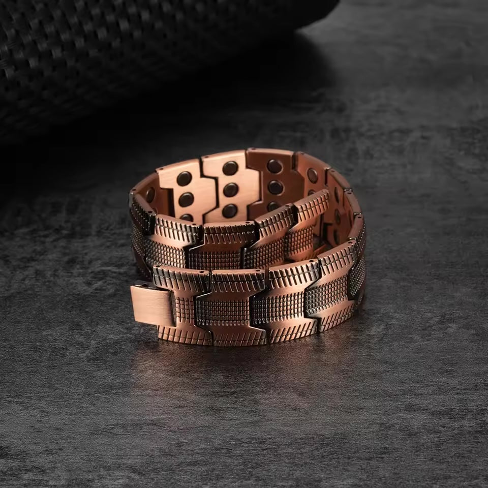 Adrian - Copper Magnetisch Armband — crafted für everyday quality. | Zilocom Offizielle Kollektion