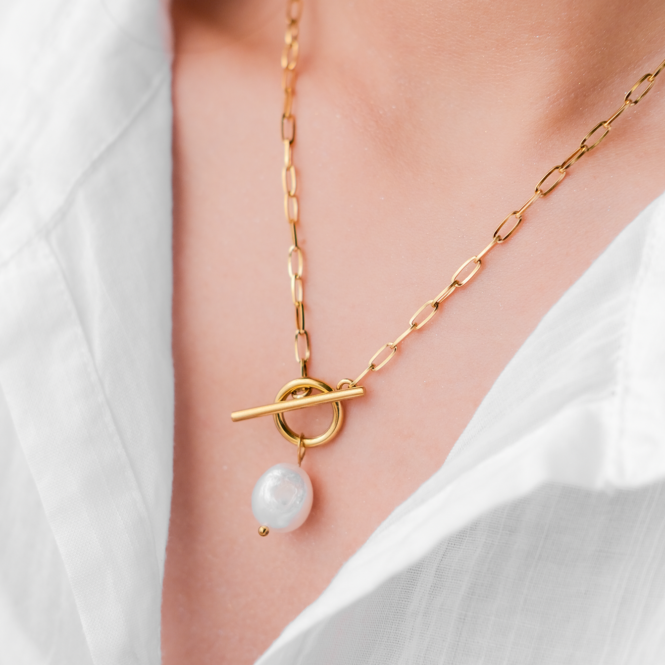 Gigi - Freshwater Pearl Halskette — made with care and attention to detail. | Zilocom Offizielle Kollektion