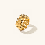 Cecilia - Sculpted Herz Ring — perfect für those who value comfort and Design. | Zilocom Offizielle Kollektion