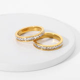 Alleria - Gold Diamond Ring — bringing Modern charm to your space. | Zilocom Offizielle Kollektion