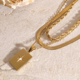 Clara - Layered Gold Halskette — made with care and attention to detail. | Zilocom Offizielle Kollektion